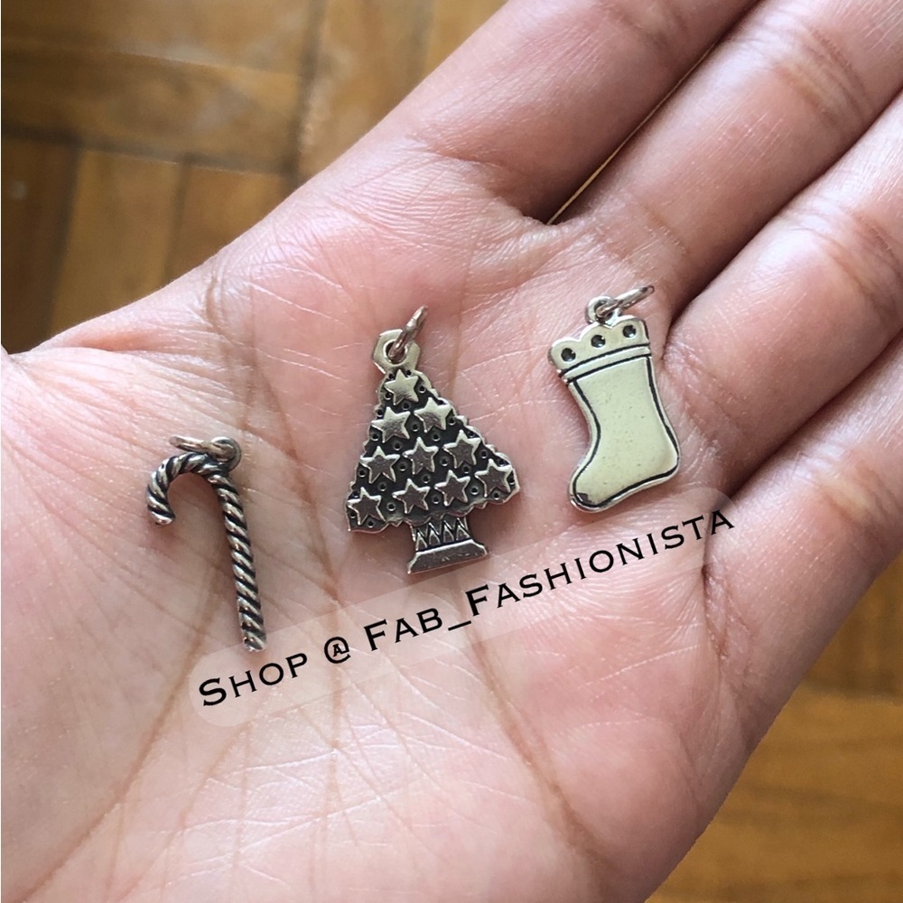 James Avery Christmas holiday themed charms sterling silver rare retired